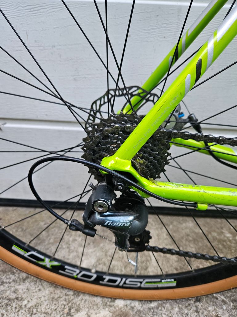 Used Cannondale CAADX Tiagra 2017 2017 Road & Gravel, Green — image 4 of 5