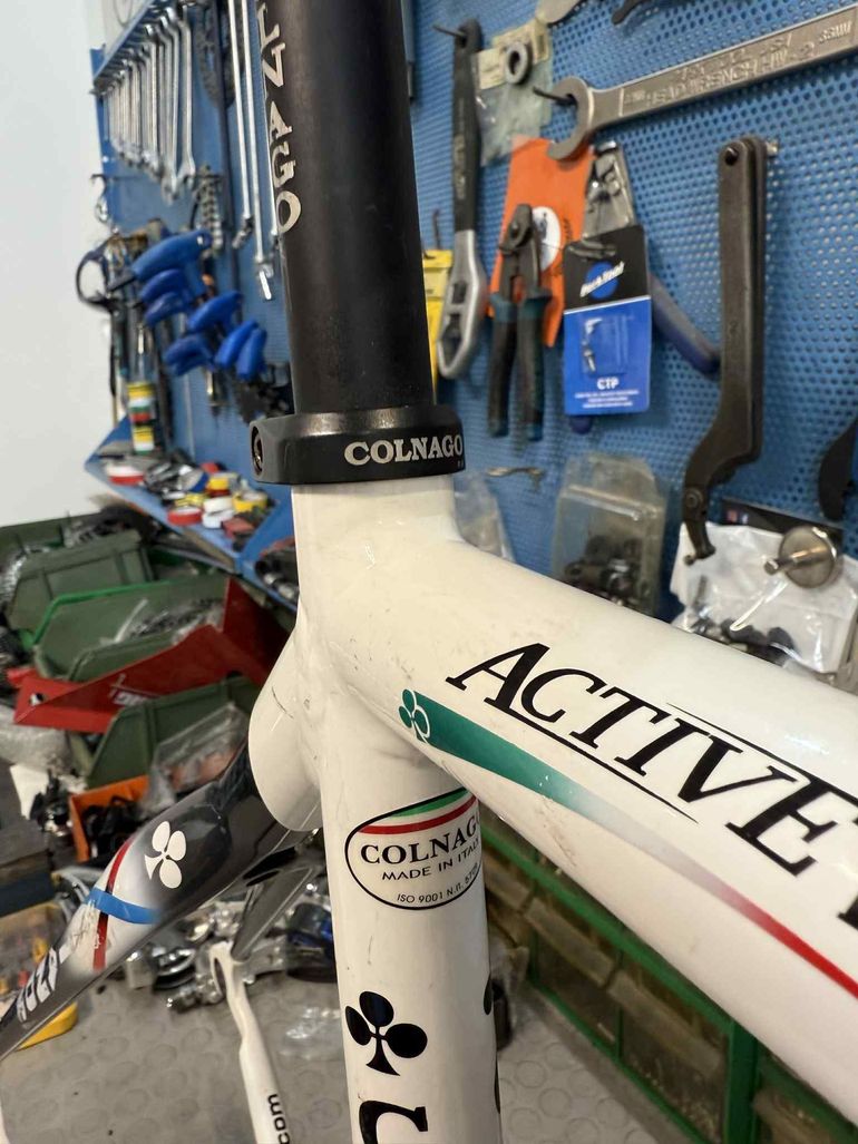 Used Colnago Active Plus Frameset 2006 Road & Gravel, White — image 6 of 15
