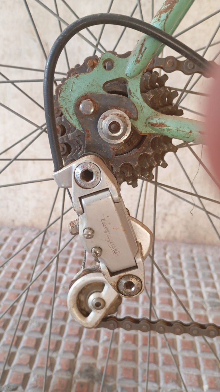 Used Bianchi Via Campagnolo Ekar 1970 Road & Gravel, Green — image 4 of 13