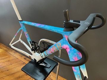 Used Factor Ostro Vam Watercolour Frameset 2025 Road & Gravel, White — image 2 of 3