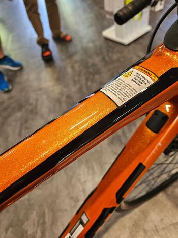 Used BMC Teammachine SLR FOUR 2024 2024 Road & Gravel, Orange — image 3 of 4
