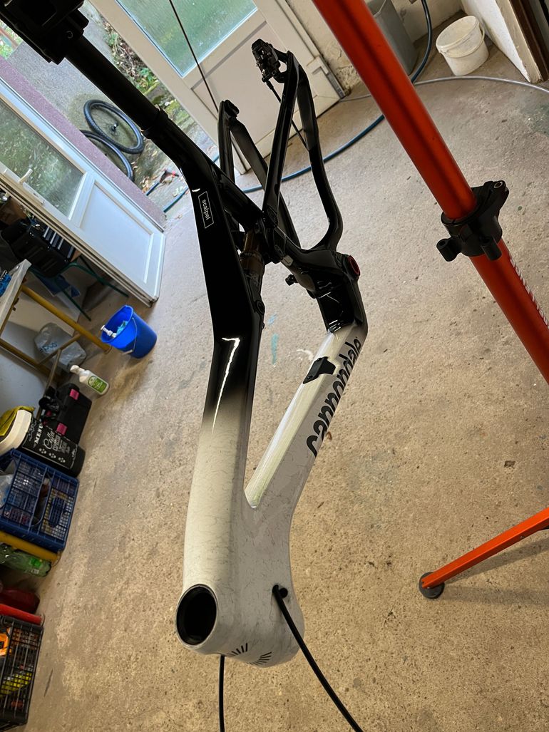 Used Cannondale Scalpel Hi-MOD 1 2023 Frameset 2023 Mountainbike, White, 29 — image 4 of 11