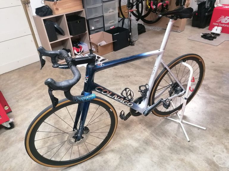 Used Colnago V3 RS 2021 Road & Gravel, Blue — image 2 of 4