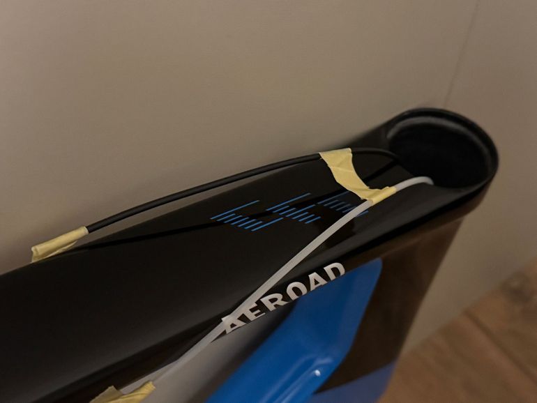 Used Canyon Aeroad CFR Disc eTap 2021 Frameset 2021 Road & Gravel, Blue — image 5 of 8