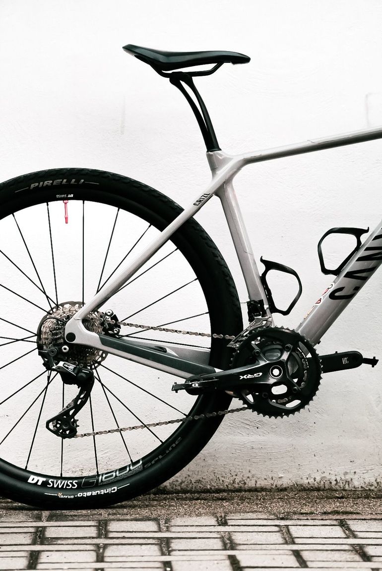 Used Canyon Grizl CF SL 8 2022 2022 Road & Gravel, Light Gray — image 3 of 12