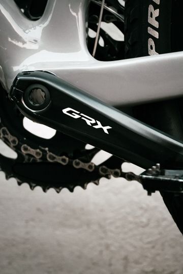 Used Canyon Grizl CF SL 8 2022 2022 Road & Gravel, Light Gray — image 7 of 12
