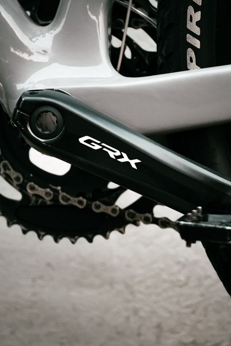 Used Canyon Grizl CF SL 8 2022 2022 Road & Gravel, Light Gray — image 7 of 12