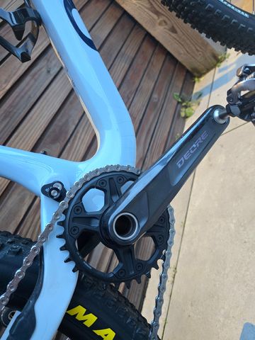 Used Orbea Oiz Shimano SLX 2024 Mountainbike, White — image 3 of 25