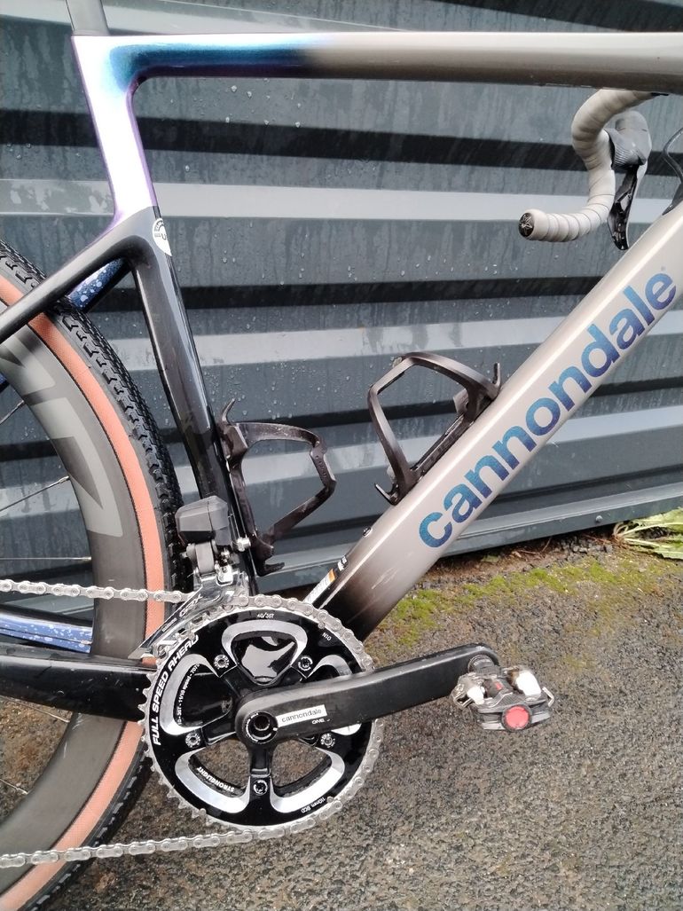 Used Cannondale Supersix Shimano GRX Di2 2023 Road & Gravel, Light Gray — image 6 of 7