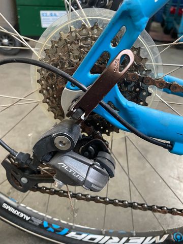Used Merida Crossway40 2017 Mountainbike, Blue — image 3 of 7
