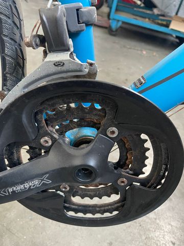Used Merida Crossway40 2017 Mountainbike, Blue — image 4 of 7