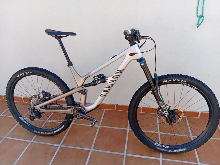 Used Canyon Spectral CF 8 K.I.S. 2023 2023 Mountainbike, Light Gray, 29, 27.5 — image 6 of 15