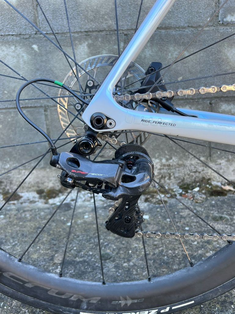 Used Basso Diamante Campagnolo Super Record EPS 2023 Road & Gravel, Light Gray — image 7 of 8
