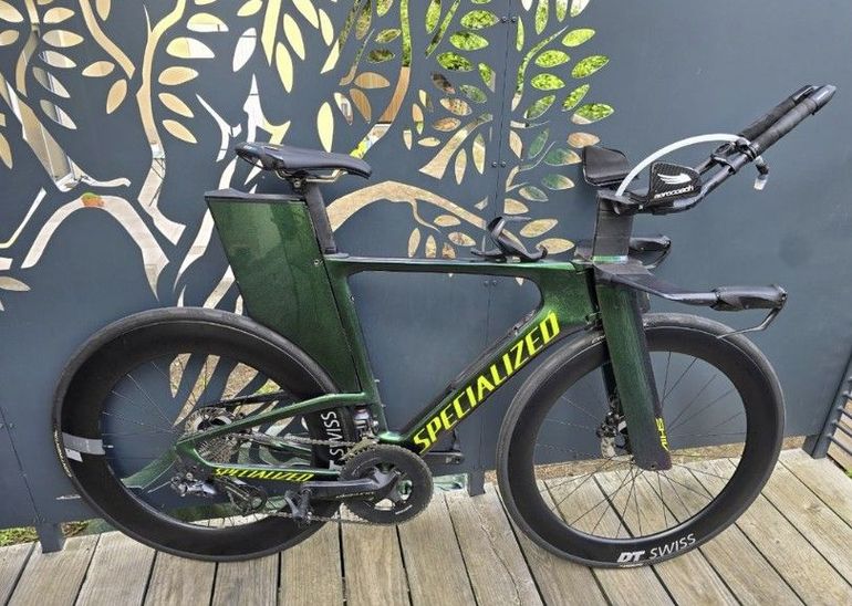 Used Specialized Shiv Expert Disc 2022 2022 Road & Gravel, Green — image 2 of 3