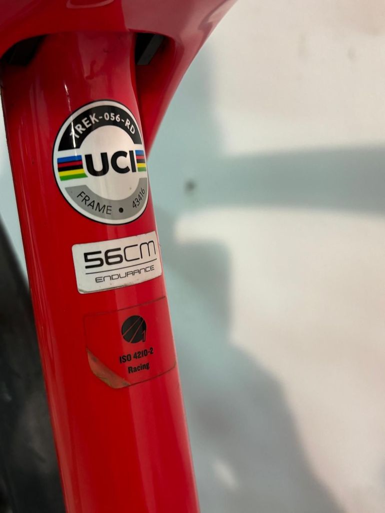 Used Trek Domane SL 6 2020 2020 Road & Gravel, Red — image 6 of 16