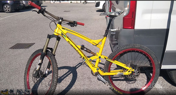Used Transition Covert 26 2013 Mountainbike, Orange — image 4 of 5