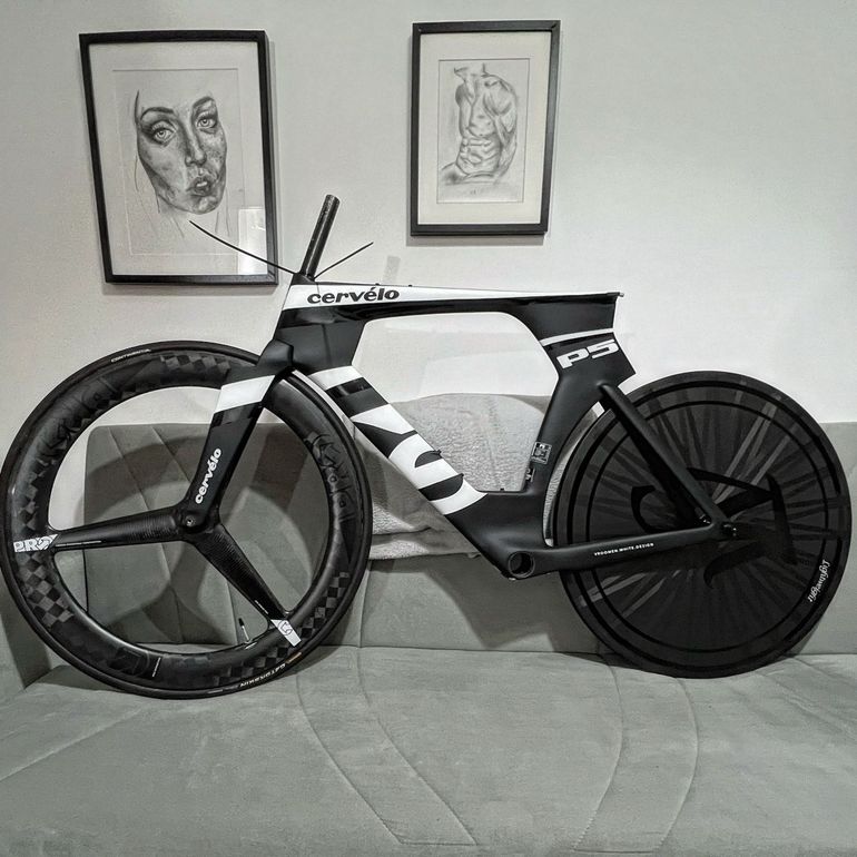 Used Cervélo P5 Dura-Ace 9000 2017 Frameset 2017 Road & Gravel, Black — image 3 of 14