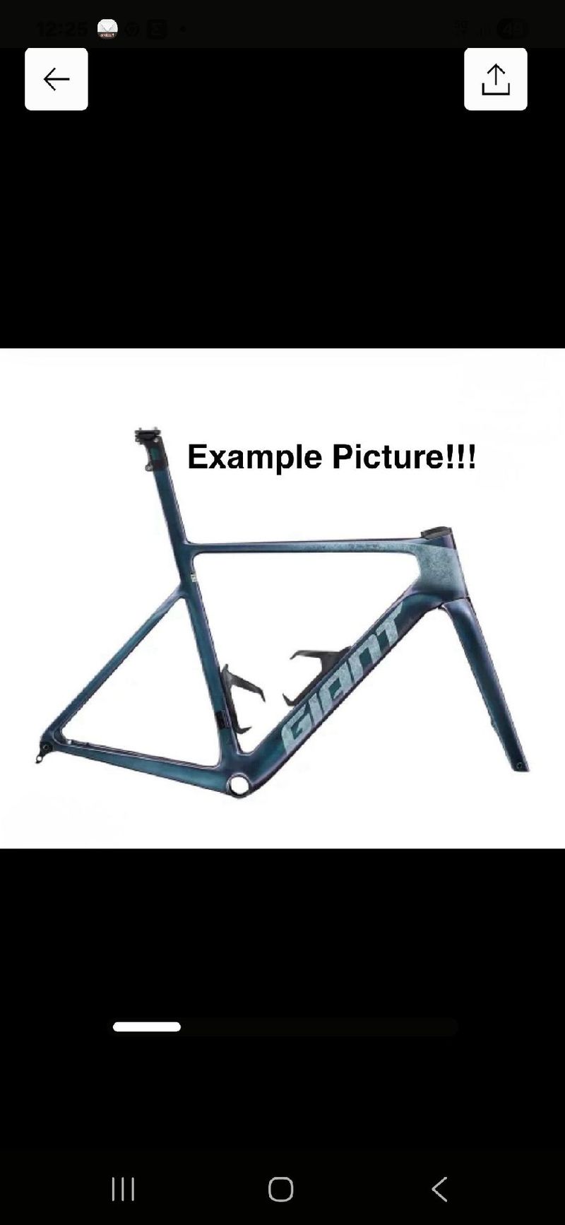 Giant Propel Advanced SL 0 Disc 2019 Frameset 2019 Road & Gravel de segunda mano, Azul — imagen 4 de 5