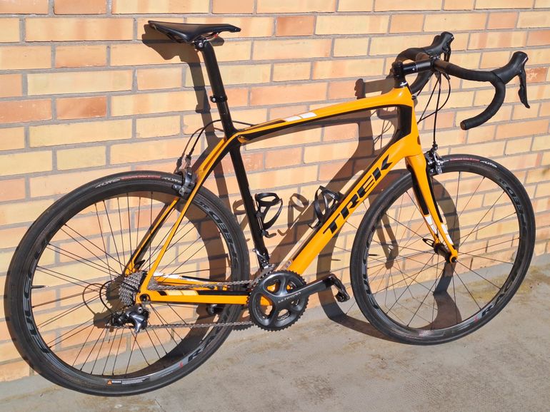 Used Trek Domane 5.2 Compact 2015 2015 Road & Gravel, Orange — image 2 of 4