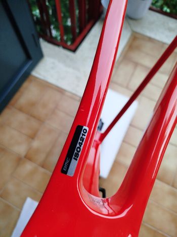 Used BMC Teammachine SLR 01 MOD 2023 Frameset 2023 Road & Gravel, Red — image 8 of 8