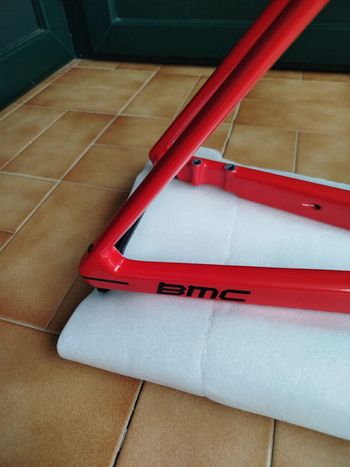 Used BMC Teammachine SLR 01 MOD 2023 Frameset 2023 Road & Gravel, Red — image 2 of 8
