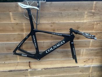 Used Colnago Colnago Tijdrit Frame TT1 / TT2 Frameset 2013 Road & Gravel, Black — image 1 of 3