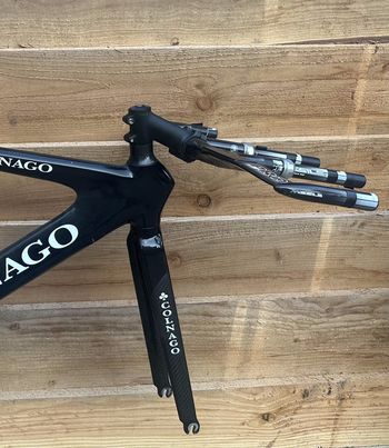 Used Colnago Colnago Tijdrit Frame TT1 / TT2 Frameset 2013 Road & Gravel, Black — image 2 of 3