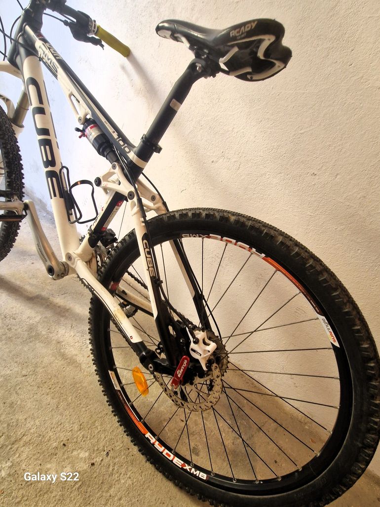 Used CUBE AMS 100 HPA 2011 Mountainbike, White — image 4 of 5