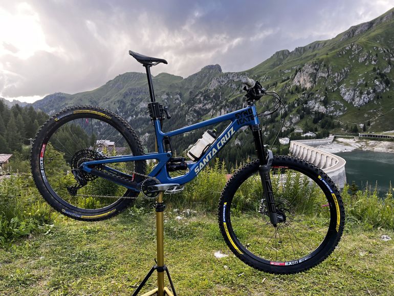 Used Santa Cruz Hightower X01 / Carbon CC / 29 2020 Frameset 2020 Mountainbike, Blue, 29 — image 2 of 3