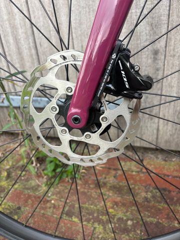 Used Cannondale Synapse Carbon 3 L 2024 2024 Road & Gravel, Red — image 5 of 17