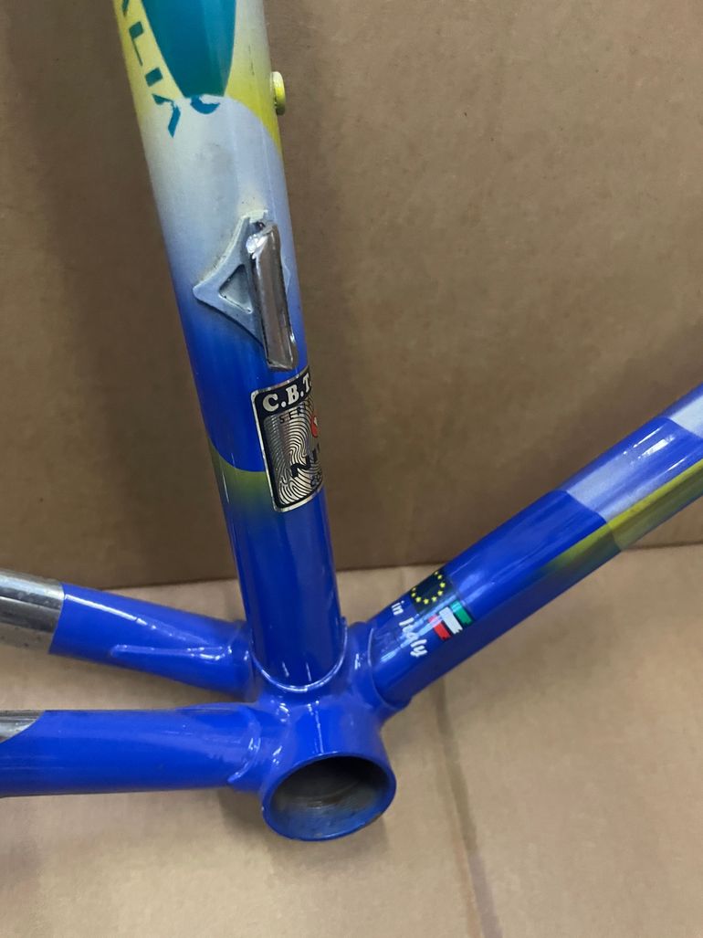 Used CBT Italia Millennium Frameset 1980 Road & Gravel, Blue — image 7 of 8