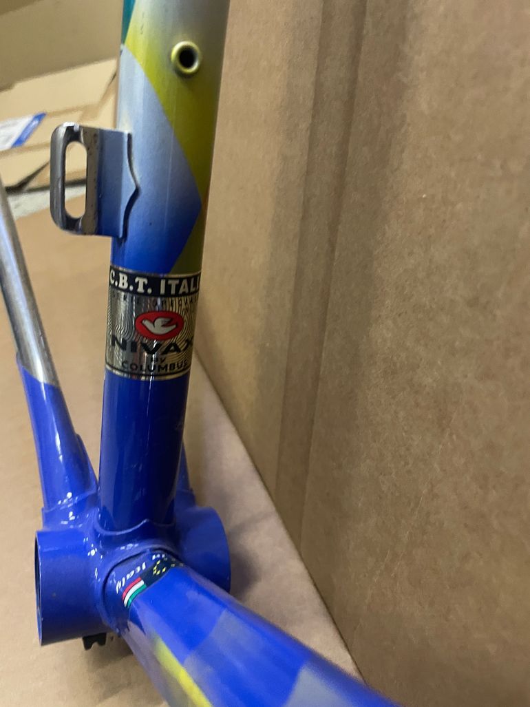 Used CBT Italia Millennium Frameset 1980 Road & Gravel, Blue — image 2 of 8