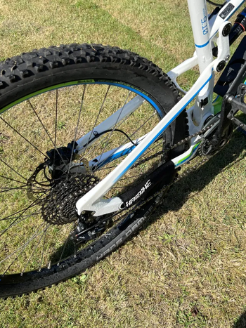 Used Haibike Heet 9.10 Carbon 2017 Mountainbike, White — image 6 of 12