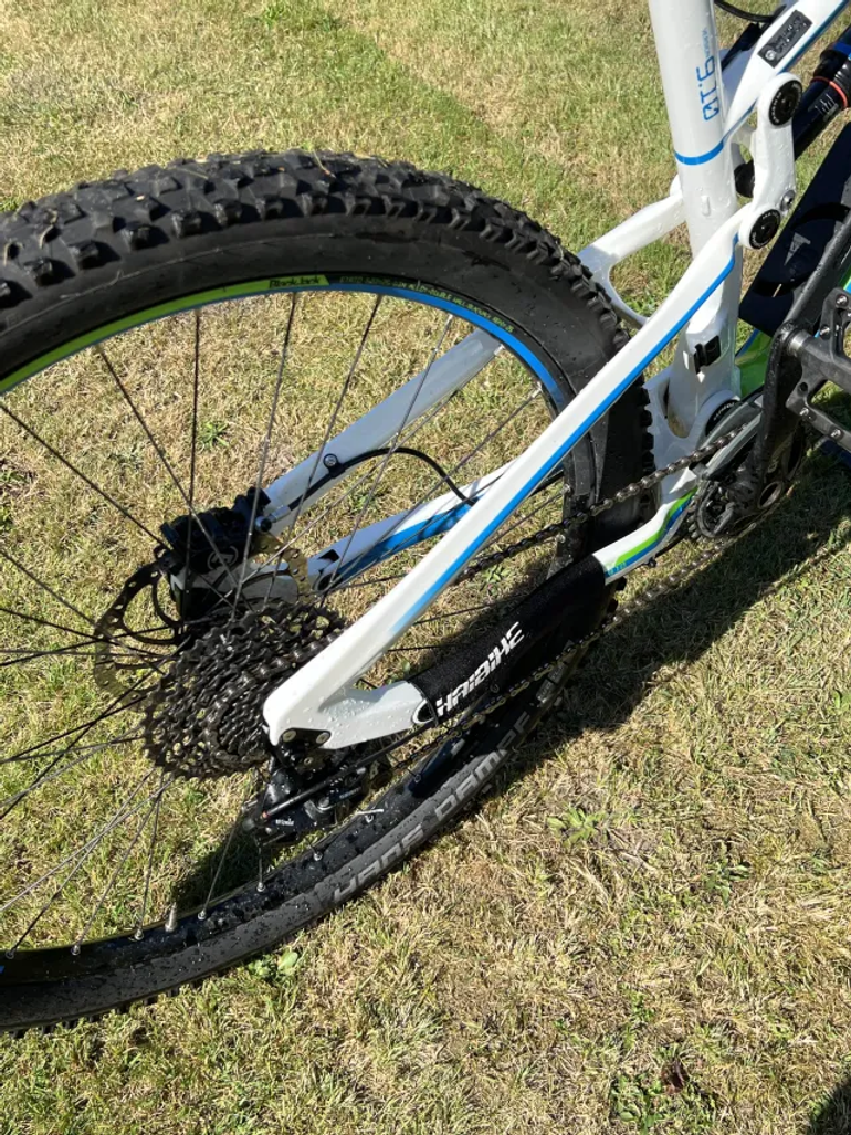 Used Haibike Heet 9.10 Carbon 2017 Mountainbike, White — image 6 of 12