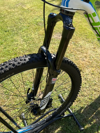 Used Haibike Heet 9.10 Carbon 2017 Mountainbike, White — image 8 of 12