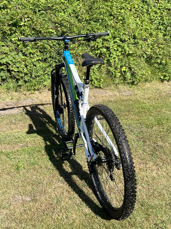 Used Haibike Heet 9.10 Carbon 2017 Mountainbike, White — image 4 of 12