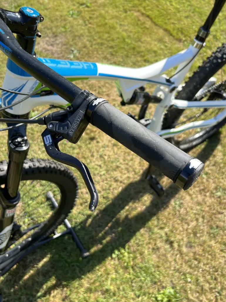 Used Haibike Heet 9.10 Carbon 2017 Mountainbike, White — image 9 of 12