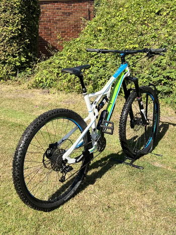 Used Haibike Heet 9.10 Carbon 2017 Mountainbike, White — image 5 of 12