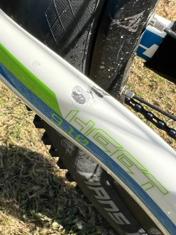 Used Haibike Heet 9.10 Carbon 2017 Mountainbike, White — image 7 of 12