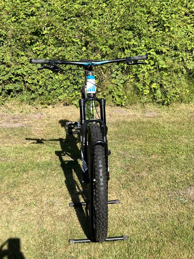 Used Haibike Heet 9.10 Carbon 2017 Mountainbike, White — image 3 of 12