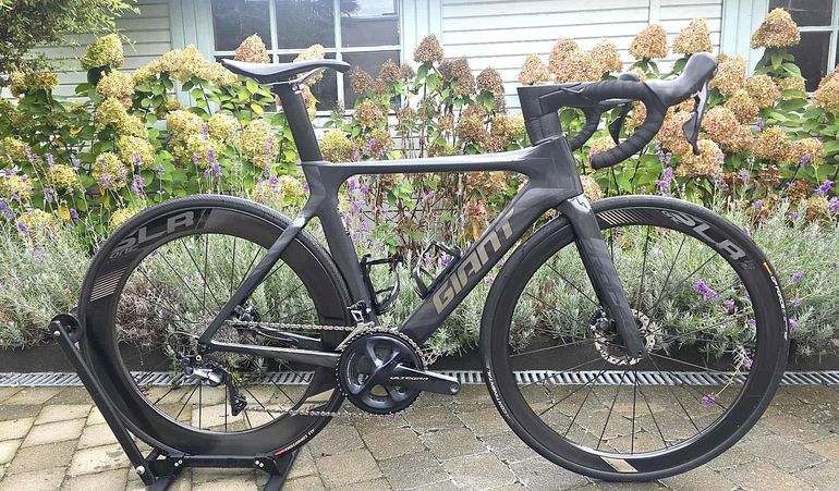 Used Giant Propel Advanced 1 Disc 2019 2019 Road & Gravel, Light Gray — image 1 of 16