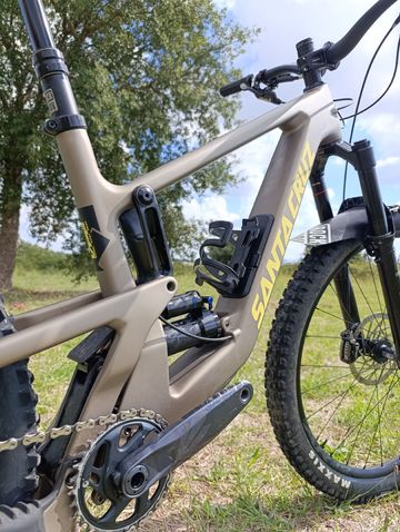 Used Santa Cruz Carbon C Gx 2024 Mountainbike, Light Gray — image 2 of 10