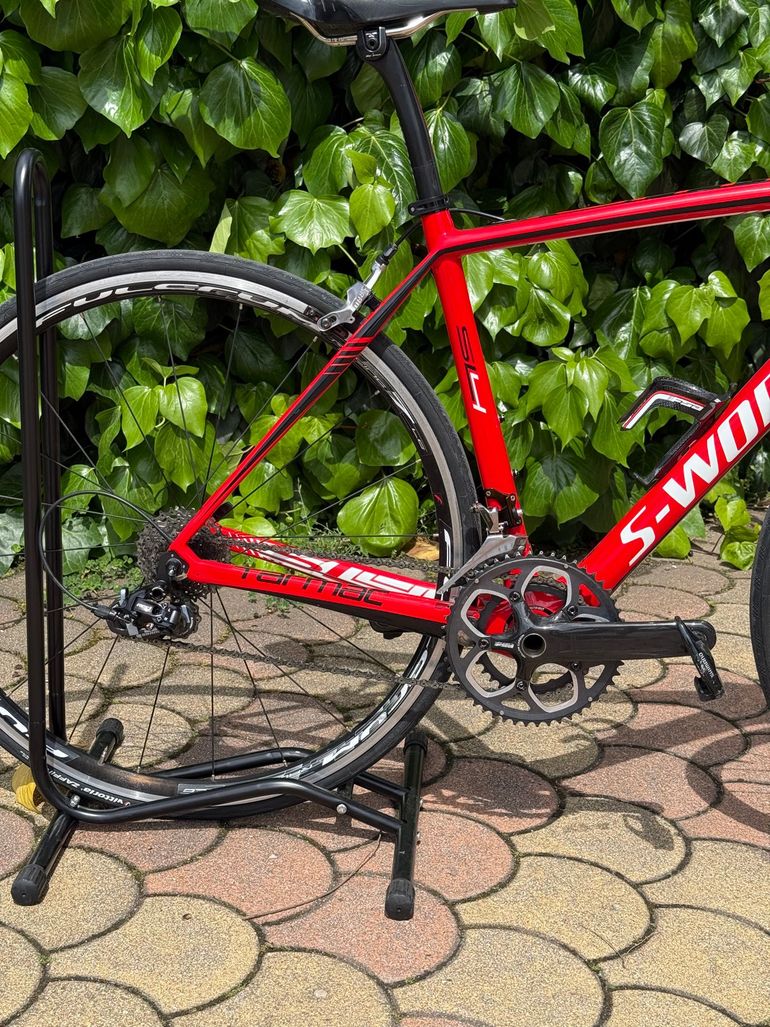 Used Specialized Tarmac SRAM Red 2015 Road & Gravel, Red — image 3 of 5