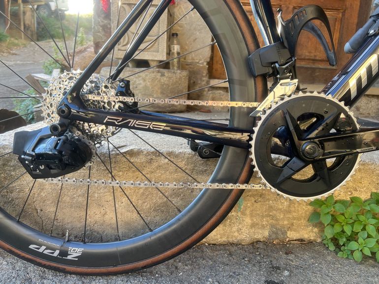 Used Megamo RAISE AXS 09 2022 2022 Road & Gravel, Blue — image 3 of 5