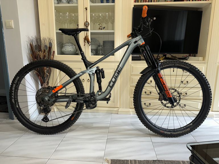 Used CUBE 170 TM 29 2021 Mountainbike, Light Gray — image 2 of 4