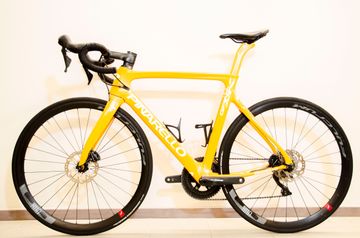 Used Pinarello GAN Disk 105 Bike 2019 2019 Road & Gravel, Orange — image 3 of 3