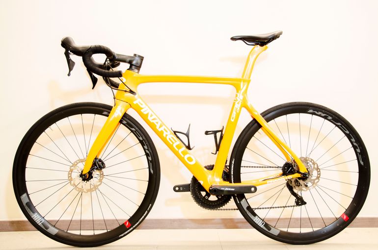 Used Pinarello GAN Disk 105 Bike 2019 2019 Road & Gravel, Orange — image 3 of 3