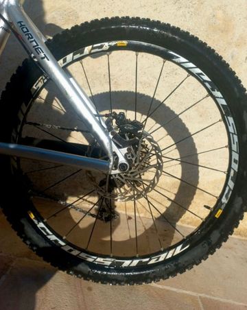 Used Dartmoor Hornet 2017 Mountainbike, Light Gray — image 4 of 7