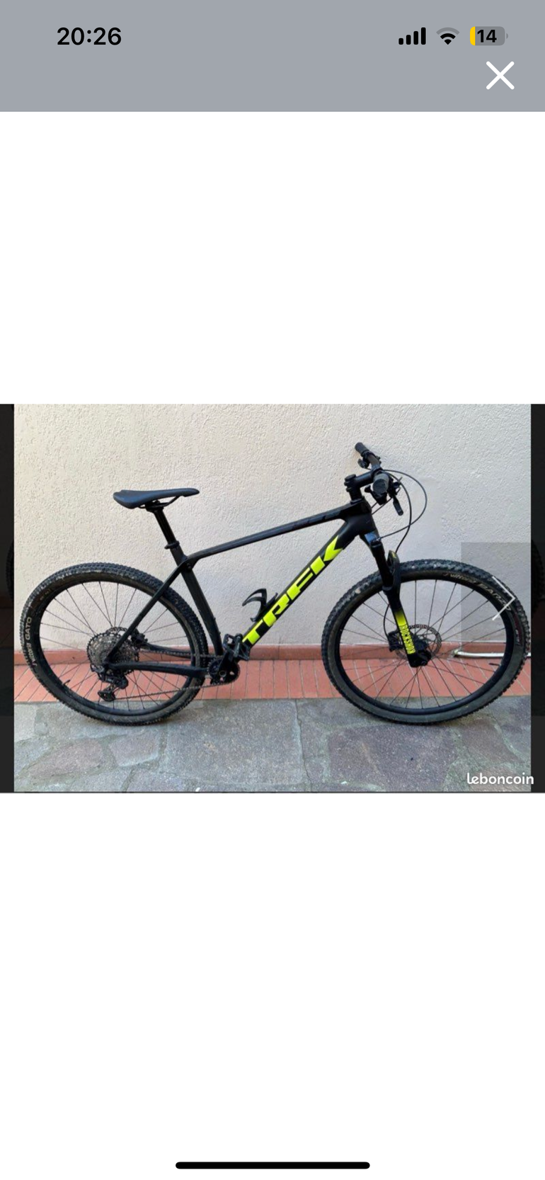 Used Trek Procaliber Shimano SLX 2021 Mountainbike, Black — image 2 of 3