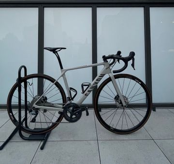 Used Canyon Endurace CF SL 8 Disc 2021 2021 Road & Gravel, Light Gray — image 2 of 9